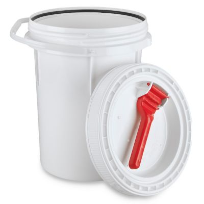 Rubbermaid® Utility Bucket with Spout - 10 Quart, Gray H-2863GR - Uline