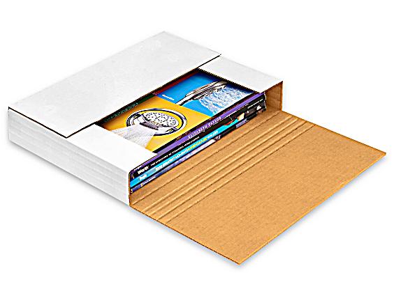 White Easy-Fold Mailers