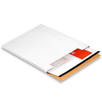 Jumbo White Fold-Over Mailers