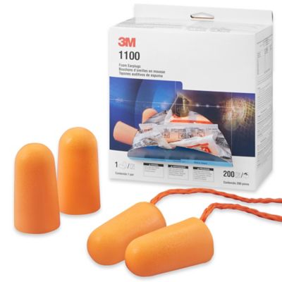 3M 1100 Foam Earplugs