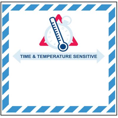 Time and Temperature Label