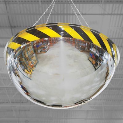 Jumbo Convex Safety Mirror - 36 Acrylic, Outdoor H-1882-O - Uline