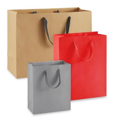 Uline paper best sale grocery bags