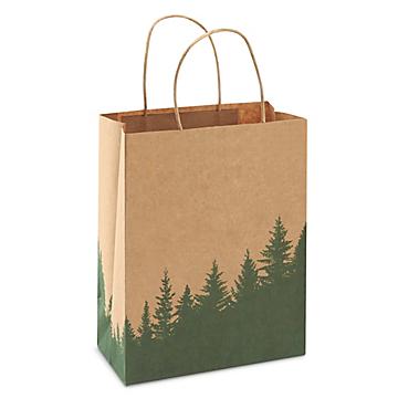 Printed Kraft Paper Shopping Bags