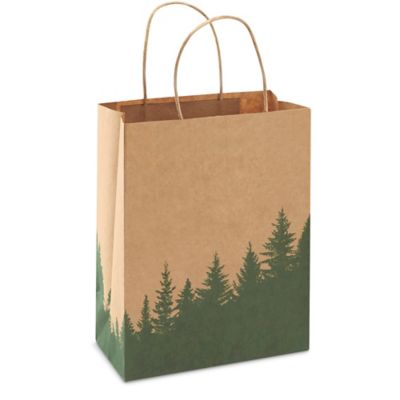 Printed Kraft Paper Shopping Bags