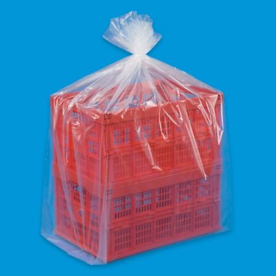 Uline 2 Mil Gusseted Poly Bags