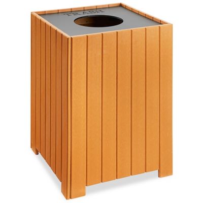 Rubbermaid® Office Trash Can - 10 Gallon, Beige S-13527BE - Uline