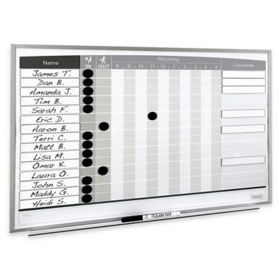 Tableau magnétique effaçable à sec en verre – 6 x 4 pi, blanc H-7181 - Uline