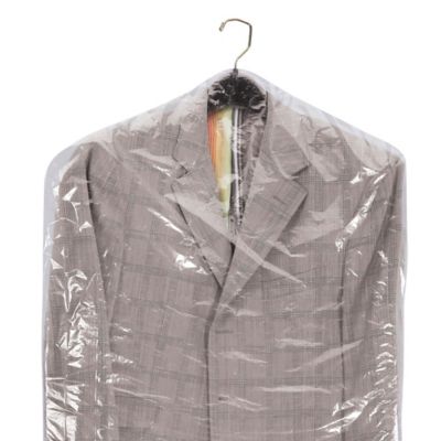 Vinyl Zippered Garment Bags - 24 x 40, Clear S-14313C - Uline