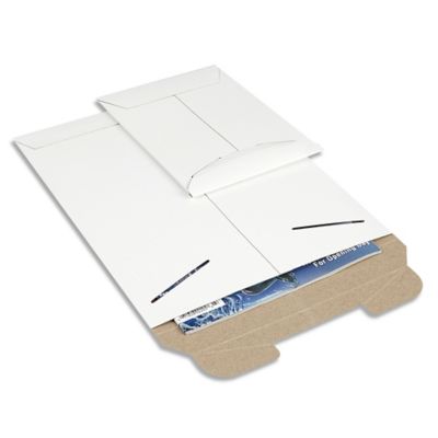 White Tab Locking Stayflats® Mailers