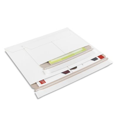 White Side-Loading Stayflats® Mailers