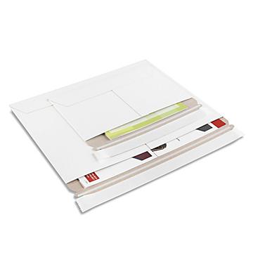 White Side-Loading Stayflats® Mailers