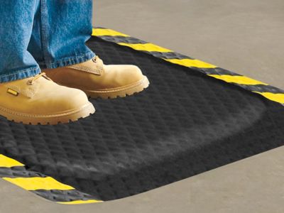 Anti-Fatigue Mat - 3/8 Thick, 3 x 5', Gray - ULINE - H-274GR