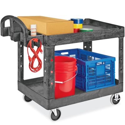 Rubbermaid® Service Cart with Cabinet H-2060 - Uline