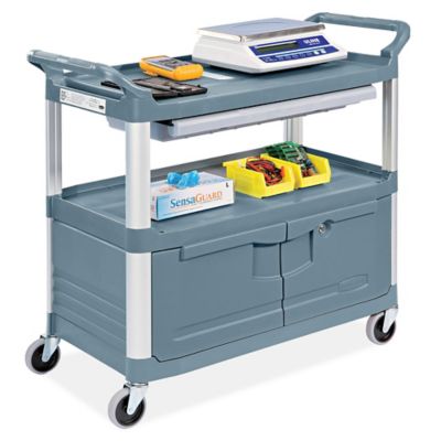 Service Cart with Cabinet