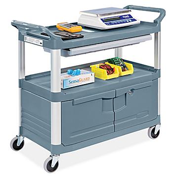 Service Cart with Cabinet