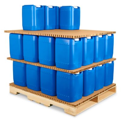 40 x 48 Plastic Corrugated Pads - Blue S-11311BLU - Uline