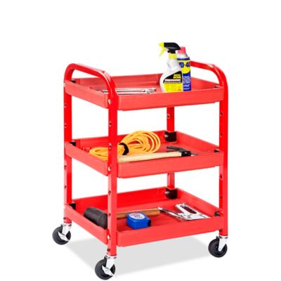 Uline Carrito para Herramientas - 11 Cajones, Rojo H-8947R - Uline