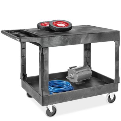 Rubbermaid® Service Cart with Cabinet H-2060 - Uline