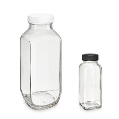 French Square Glass Jars