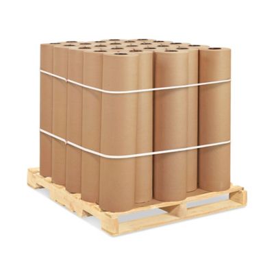 Waxed Paper Roll - 60 x 1,500', Brown - ULINE - S-12820
