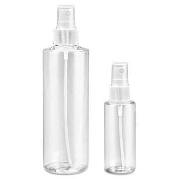 Clear Cylinder Spray Bottles