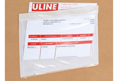 Top Loading Packing List Envelopes