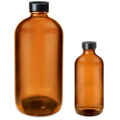 Glass Sauce Bottles - Ring Neck, 12 oz S-24560 - Uline