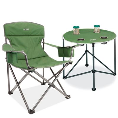 Ensemble chaise et table de camping