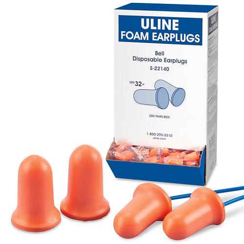 Uline – Bouchons d'oreilles en forme de cloche