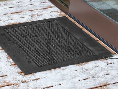 Rubberized Entry Mat - 2 x 2 2/3' H-1711 - Uline