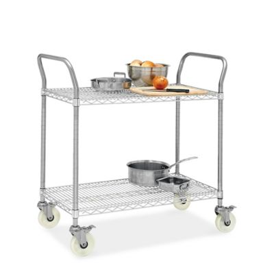 Wire Computer Cart - 30 x 24 x 40 - ULINE Canada - H-7555