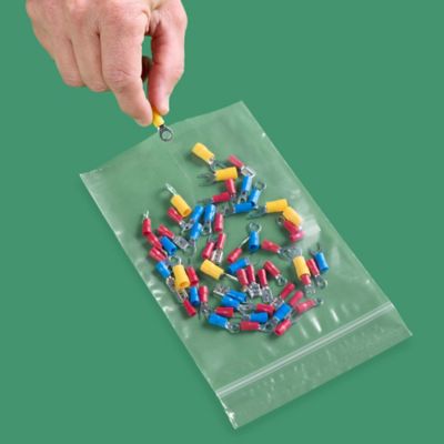 Sacs inviolables refermables avec glissière