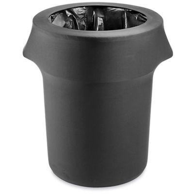 Rubbermaid® Square Brute® Trash Can - 40 Gallon, Gray H-3493GR - Uline