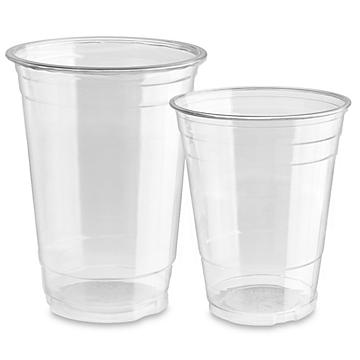 Uline Vasos de Plástico de Transparencia Cristalina