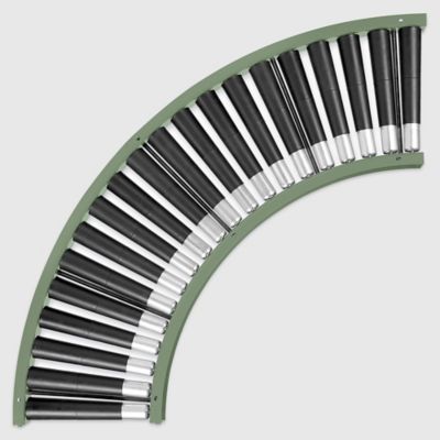 90° Curved Gravity Roller Conveyors