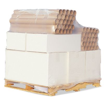 UVI Shrink Pallet Bags - White, 4 Mil, 50 x 42 x 66 S-18240 - Uline