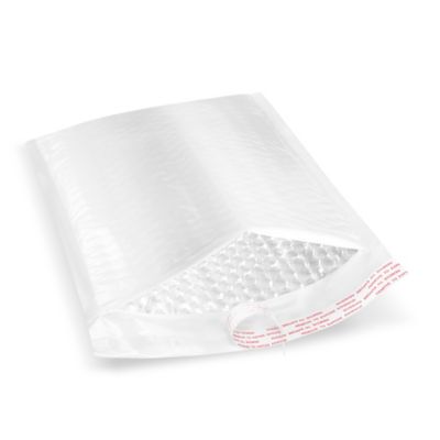 Uline Economy White Poly Bubble Mailers