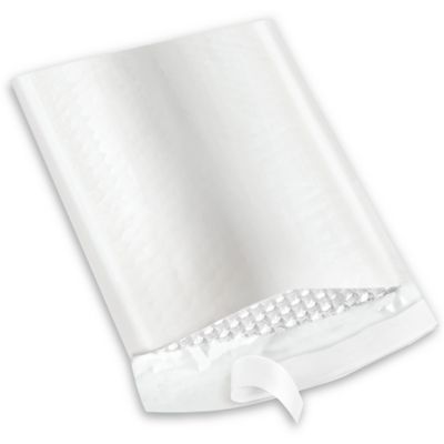 Uline Economy White Poly Bubble Mailers