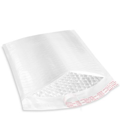 Uline Economy White Poly Bubble Mailers