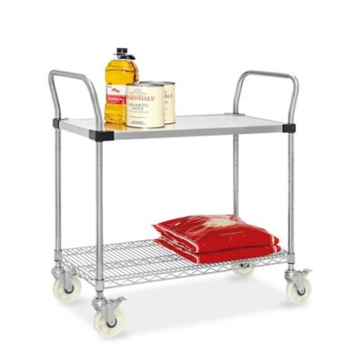 Wire Computer Cart - 30 x 24 x 40 - ULINE Canada - H-7555