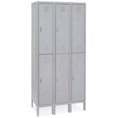 Uline Double Tier Assembled Lockers