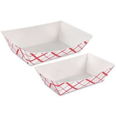 Clear Hinged Take-Out Containers - 46 oz - ULINE - Carton of 250 - S-22913