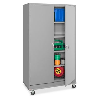 Undercounter Flammable Storage Cabinet - Manual Doors, Yellow, 22 Gallon  H-4177M-Y - Uline