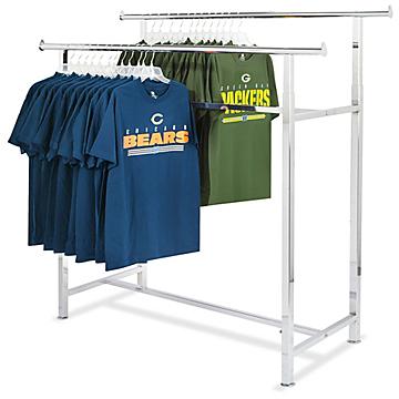 Double-Rail Clothes Rack