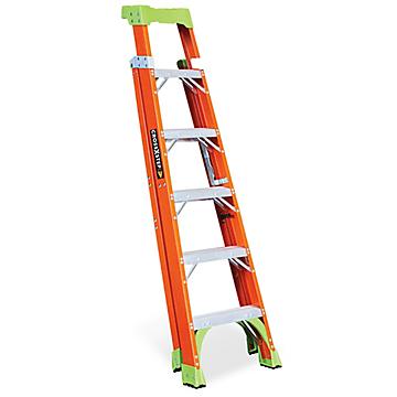 Cross Step Fiberglass Step Ladders