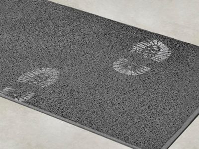 Rubberized Entry Mat - 2 x 2 2/3' H-1711 - Uline