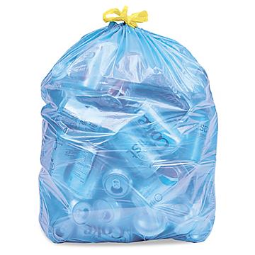 Uline - Sacs poubelle de recyclage avec cordon