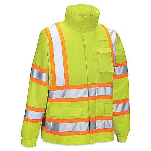 Vêtements de pluie légers à haute visibilité