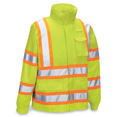 Vêtements de pluie légers à haute visibilité